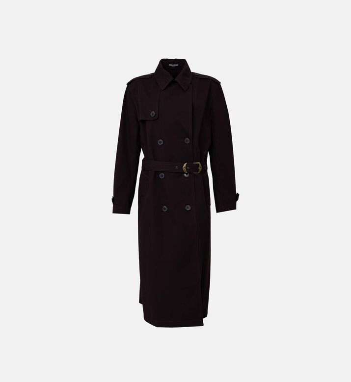 معطف ترينش كينار بصفي أزرار