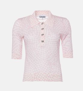 Ganni Polo Sheer, Packshot View