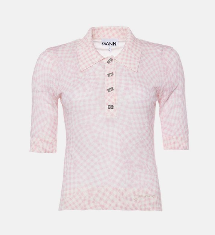 Ganni Polo Sheer, Packshot View