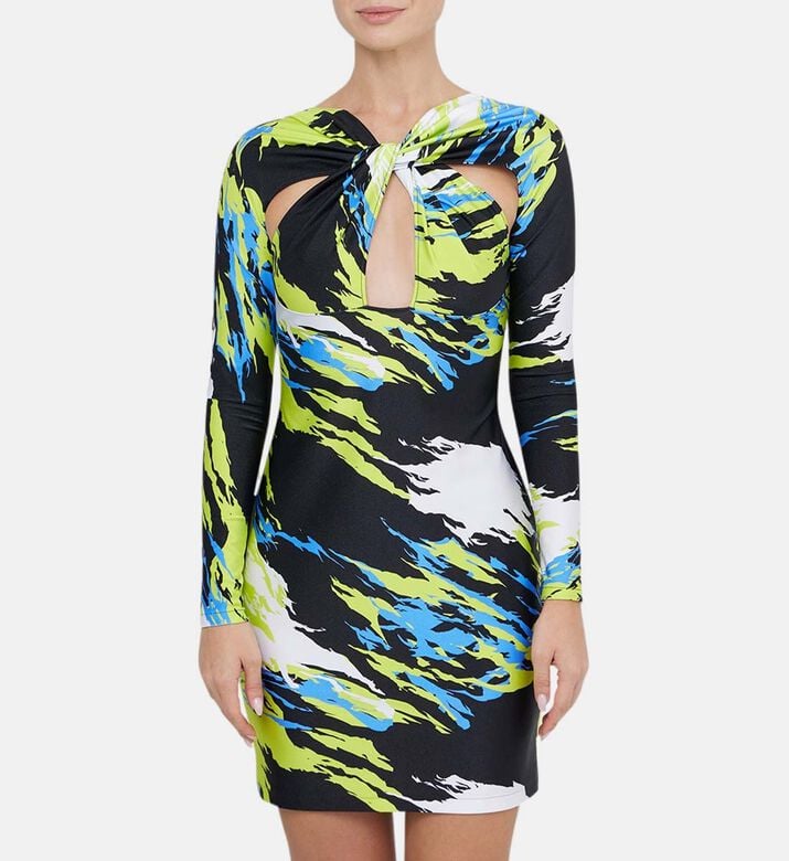 Twisted Cut-out Jersey Dress Twisted Cut-out Jersey Dress