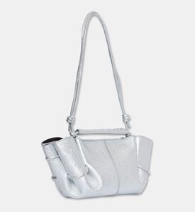 Hereu Pleated Metallic Handbag, Packshot View