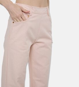 Forte-Forte High Waist Denim Pants, Model View
