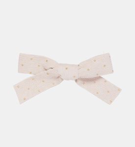 مشبك عقدة شعر بنقط بولكا