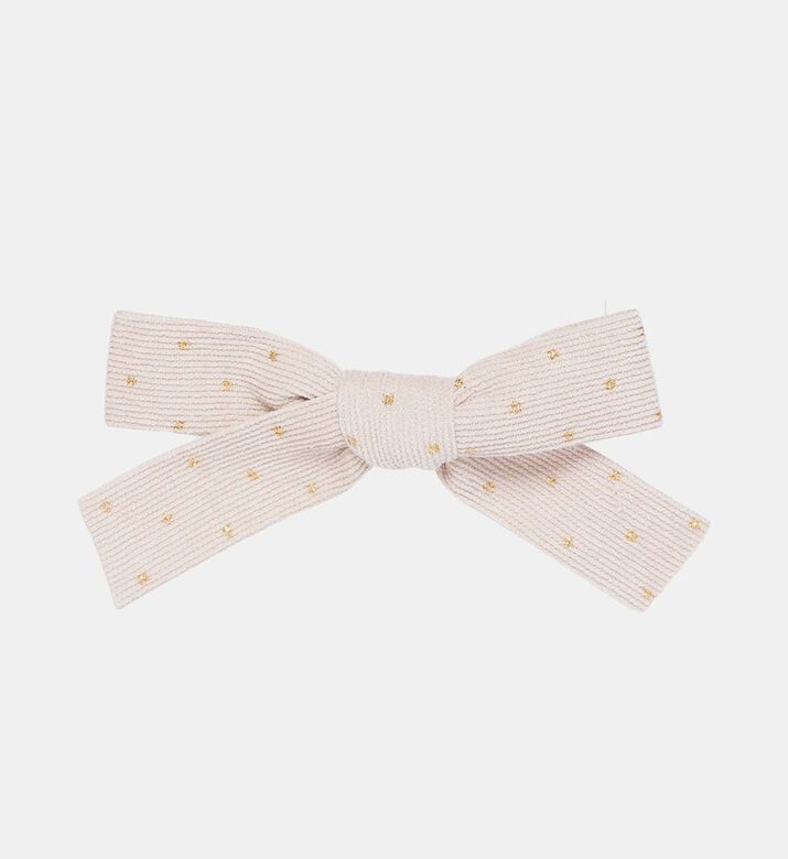 Polka-dot Design Hair Bow Clip