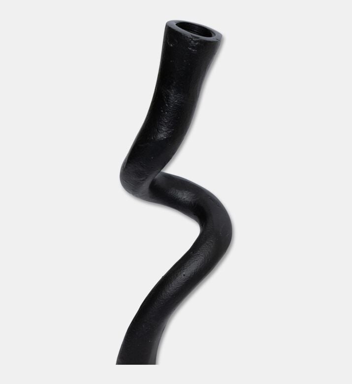 Home Deco and More Curved Single Taper Candle Holder, Packshot View