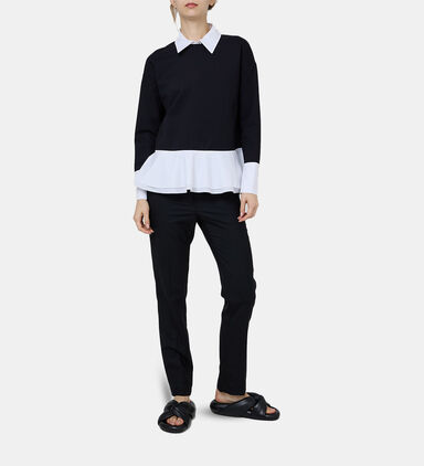 Cotton Flared Sweater