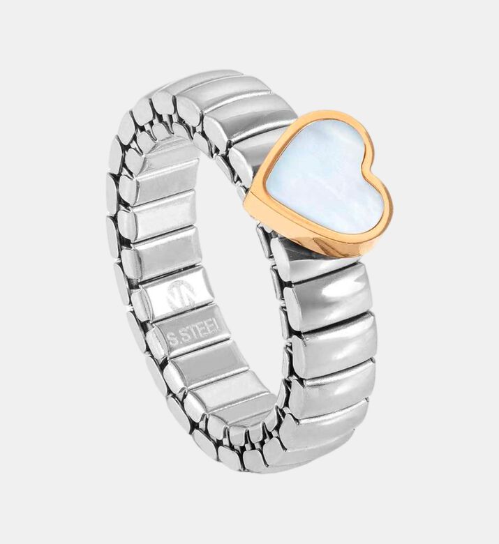 Mother-of-pearl Heart Ring