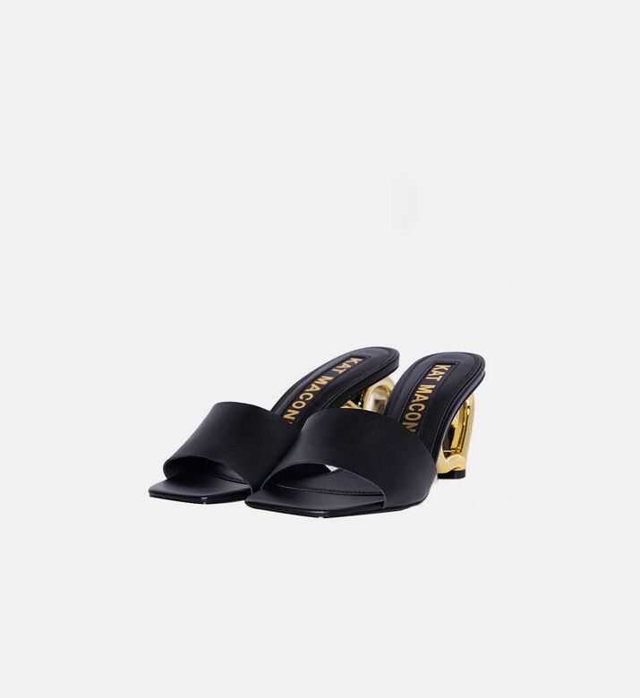 Chichi Heart Heel Slide Sandals