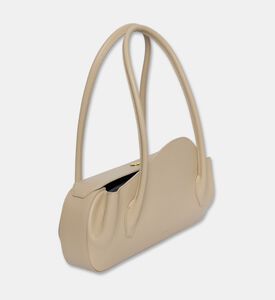 Yuzefi Oyster Leather Shoulder Bag, White, Packshot View