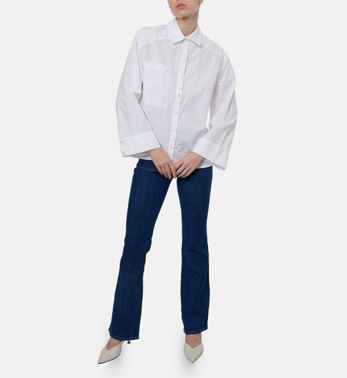 Ba and Sh Adam Oversized Long-sleeve Shirt, Model View