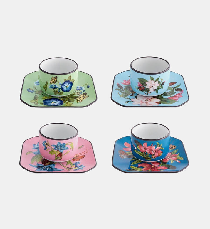 Fete Vos Jeux 4-piece Coffee Cups Set