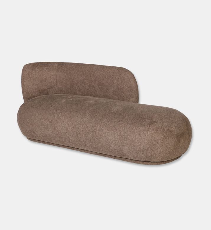 Home Deco and More Lectus Serpentine Lounge Sofa, Grey, Packshot View