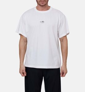 تيشيرت قصير الأكمام قطن مطبوع