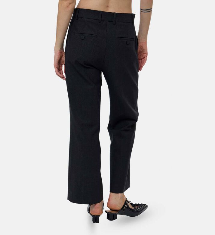 Plan C Button Closure Regular-fit Pants, Model View