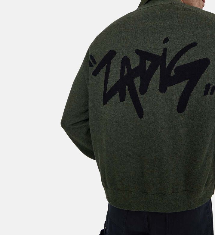 Mirko Back Design Cardigan