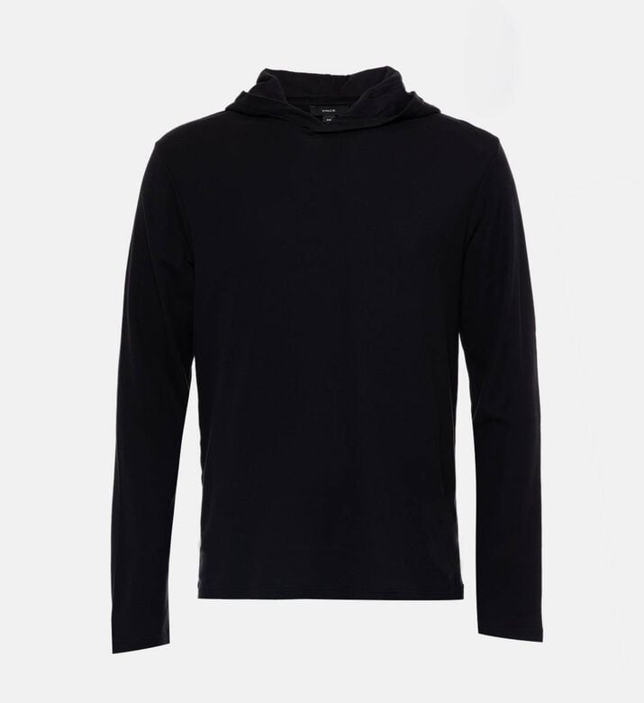 Vince Pima Long-sleeve Regular-fit Hooded Sweater, Packshot View