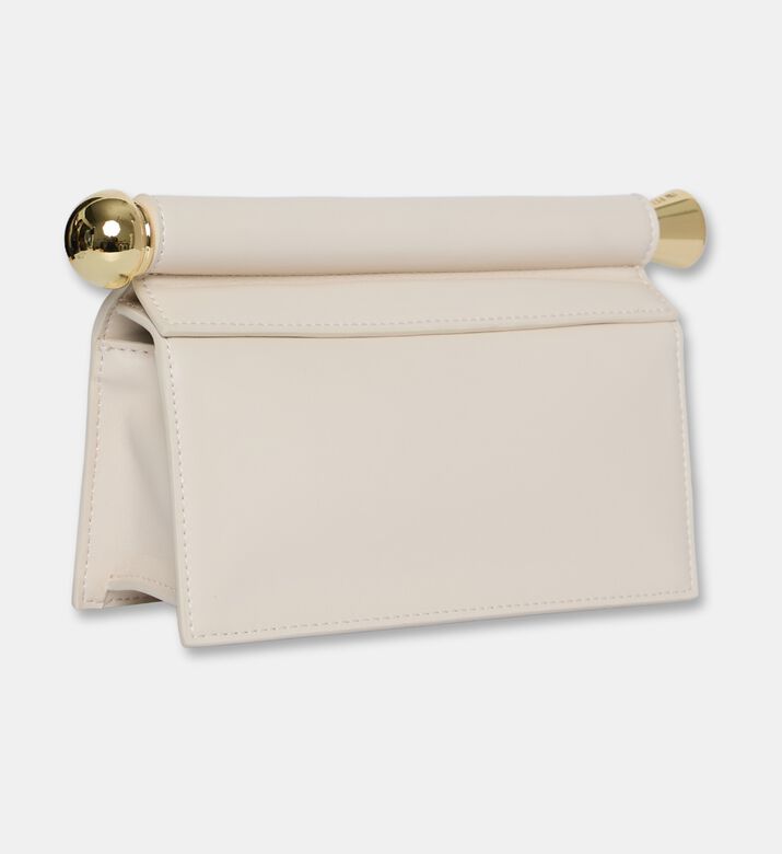 JW PEI Holly Metal Pendant-embellished Clutch, Light-brown, Packshot View