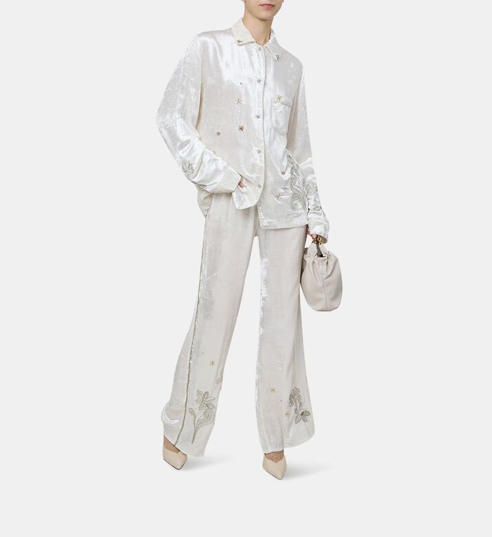 Frangipane Embroidered Pants