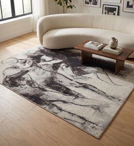 Versmissen Dance Cotton Chenille Coal Art Carpet, Packshot View