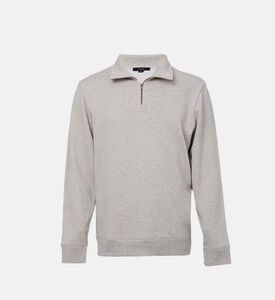Half-zip Closure Sweatshirt