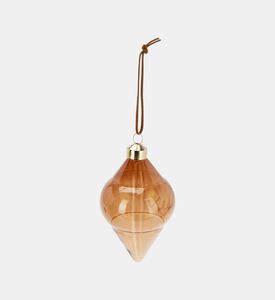 Home Deco and More Ornamant Glass, Orange, Packshot View