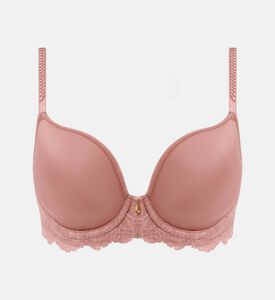 Wacoal Floral-embroidery Regular-fit Bra, Nude, 95, E, Packshot View