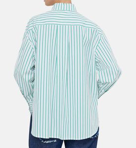 Patch-pocket Striped Cotton Shirt