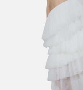 تنورة بطبقات تول