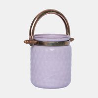 Opal Copper Handle Vase