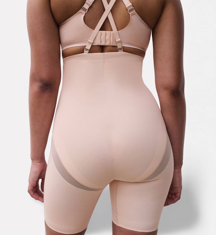 Chantelle High-waisted Shapewear Shorts, Golden-beige, L, Model View