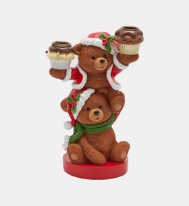 Edg Greedy Bear 2-candles Holder, Packshot View