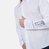 Long-sleeved Cotton Shirt With Sleeve Logo