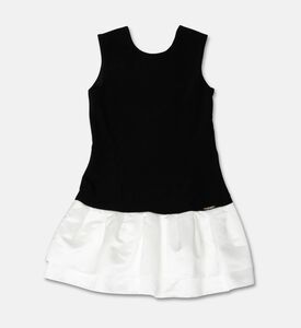 Twinset Contrast Ruffle Woven Dress, Packshot View
