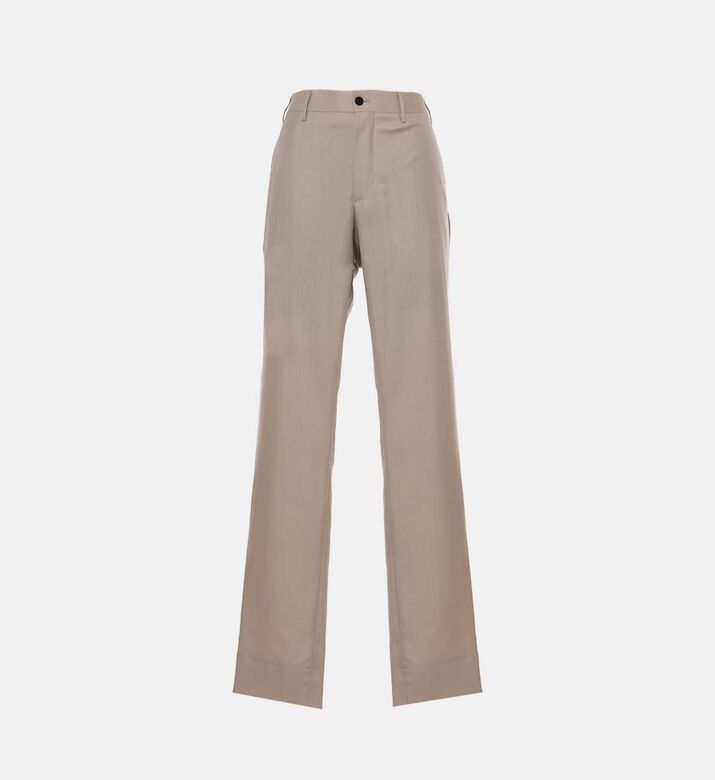 Cotton Twill Blend Tailored Trousers