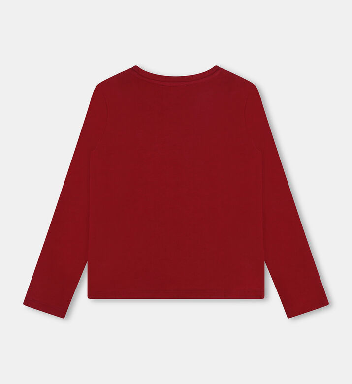 تيشيرت قطن بأكمام طويلة