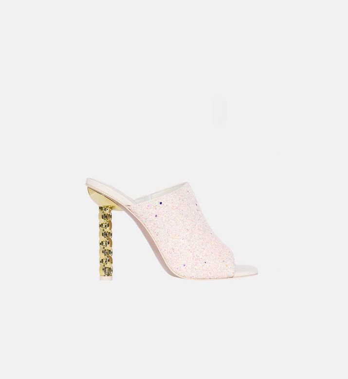 Gia Sculpted Heel Leather Sandals