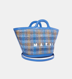 حقيبة رافيا تروبيكاليا صغيرة