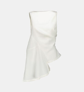 بلوزة بطيات غير متماثلة