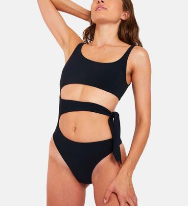 Treasure Black 1-piece Swimsuit