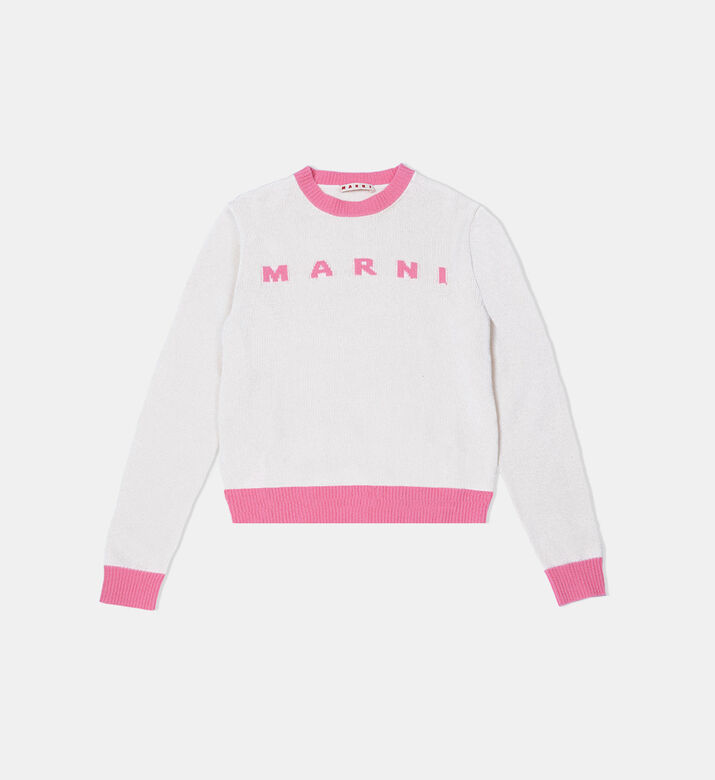 Girl Color-block Knit Sweatshirt