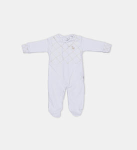 Pima Cotton Checkered Dungaree 4-piece Set