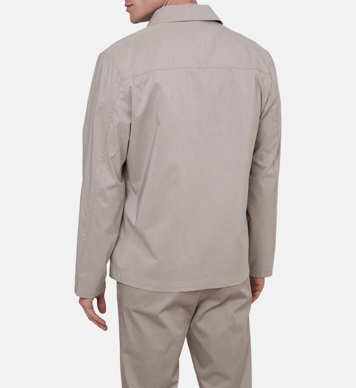 جاكيت هارينغتون بمزيج قطن