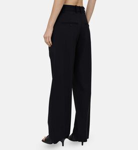 Pleats-detail Wide-leg Pants