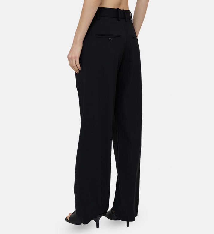 Pleats-detail Wide-leg Pants