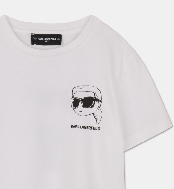 Karl Lagerfeld Icon Back Sketch T-shirt, Packshot View