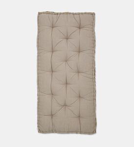 Home Deco and More Poni Embroidered Futon Mattress, Beige, Packshot View