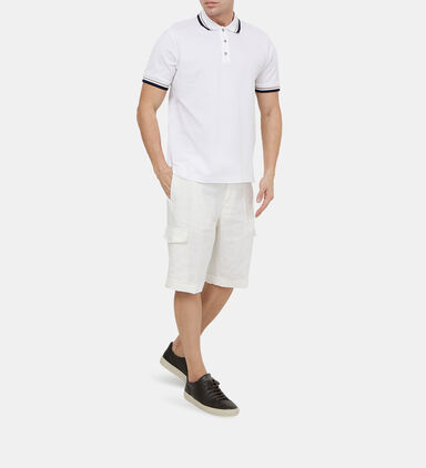 Cotton Three-plackets Polo Shirt