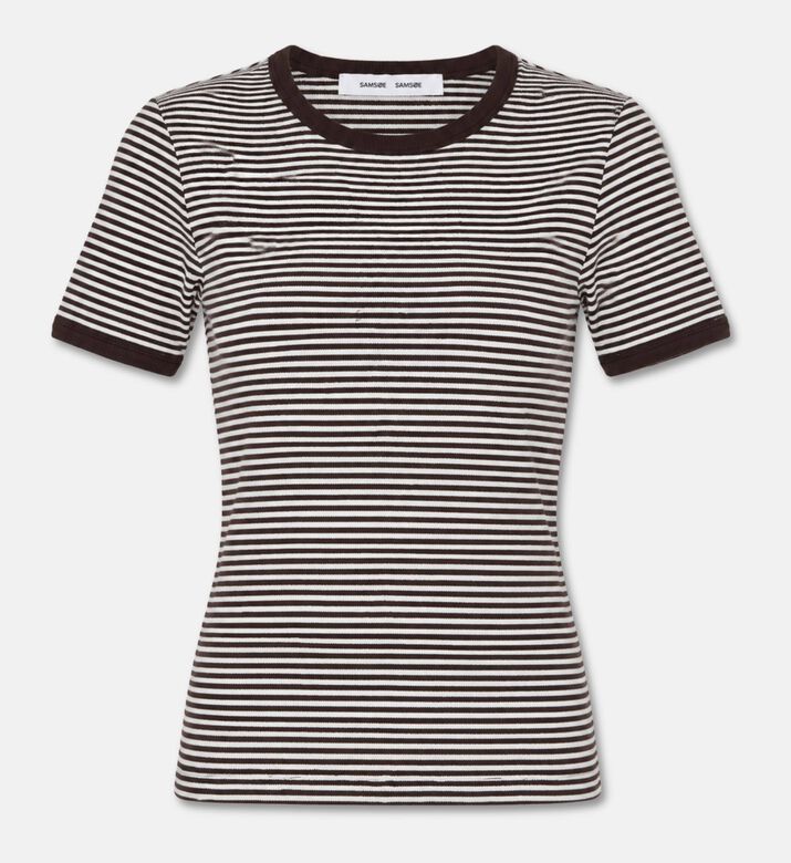 Samsoe Organic Cotton Stripe T-shirt, Packshot View