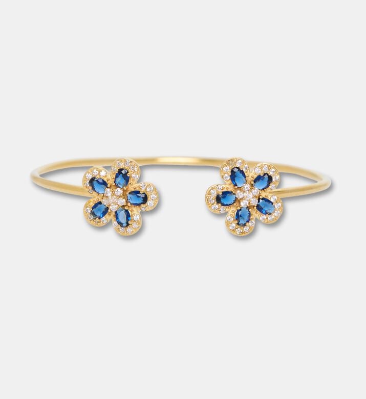 Raife Bangle Blue Flower, Packshot View