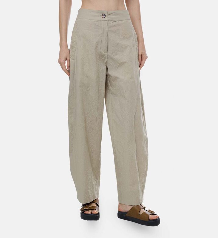 Guillaume Wide-leg Crinkle Trousers
